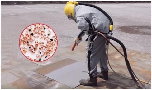 Garnet Blasting Application