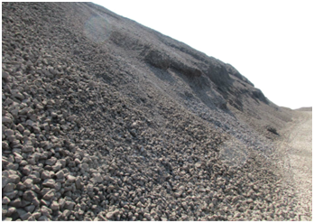 Manganese Slag Pile