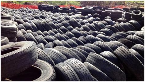 Waste Tire Stockpile
